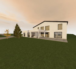 Réhabilitation d'un hangar en habitation et local professionnel